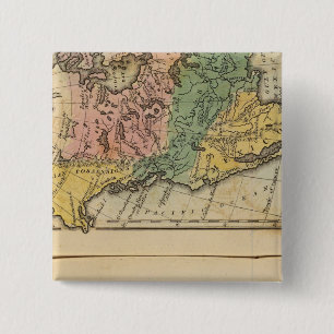 Mexico, Guatemala, WI, Noord-Amerika Vierkante Button 5,1 Cm