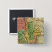 Mexico, Guatimala Vierkante Button 5,1 Cm (Voorkant /achterkant)