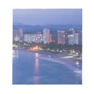 Mexico, Guerrero, Ixtapa. Ixtapa Hotels langs Notitieblok