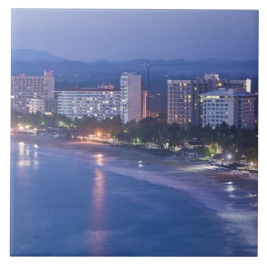 Mexico, Guerrero, Ixtapa. Ixtapa Hotels langs Tegeltje (Voorkant)