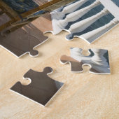 Mexico, Guerrero, Zihuatanejo. Kafeltabel over Legpuzzel (Zijkant)