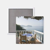 Mexico, Guerrero, Zihuatanejo. Kafeltabel over Magneet (Voorkant / Achterkant)