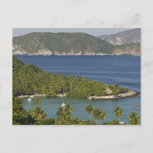 Mexico, Guerrero, Zihuatanejo. Playa Las Gatas- Briefkaart