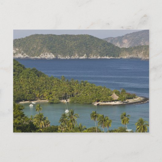 Mexico, Guerrero, Zihuatanejo. Playa Las Gatas- Briefkaart (Voorkant)