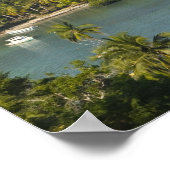 Mexico, Guerrero, Zihuatanejo. Playa Las Gatas- Poster (Hoek)