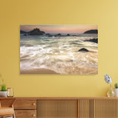 Mexico, Guerrero, Zihuatanejo. Surf Canvas Afdruk (Insitu (Woonkamer))