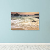 Mexico, Guerrero, Zihuatanejo. Surf Canvas Afdruk (Insitu (Houten vloer))