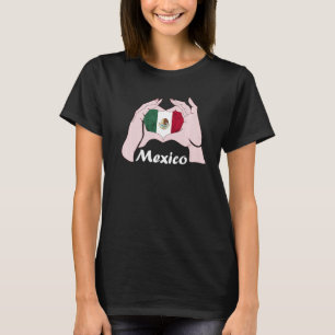 Mexico Handtekening Mexicaanse vlag Mexicaanse roe T-shirt