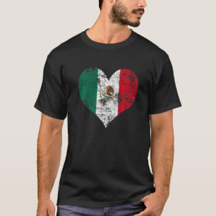 Mexico Hart Vorm Vlag 1 T-shirt