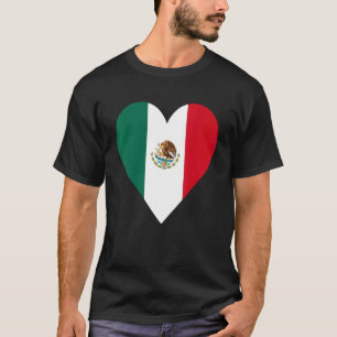 Mexico Hart Vorm Vlag 1 T-shirt