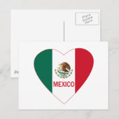 Mexico Heart Briefkaart (Voorkant / Achterkant)