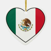 Mexico Heart Ornament voor kerstbomen (Voorkant)