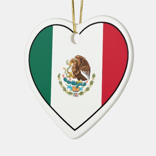 Mexico Heart Ornament voor kerstbomen (Links)