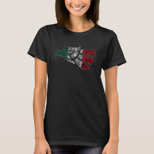 Mexico Heilig Azteeks Kalendertje Mexicaanse Adela T-shirt