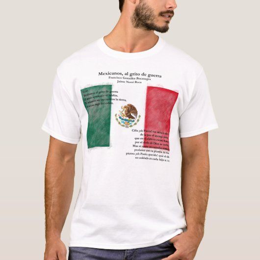 Mexico - Himno Nacional Mexicano T-shirt (Voorkant)