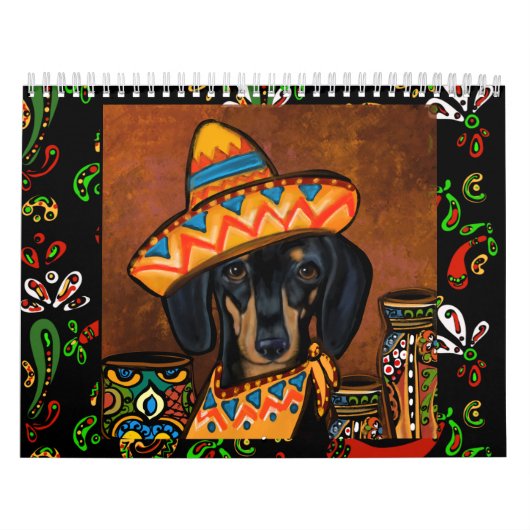 MEXICO HUISDIERENKUNST  KALENDER (Hoes)