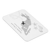 Mexico Huwelijksbestemming Save The Date Magneet (Rechterzijde)