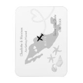 Mexico Huwelijksbestemming Save The Date Magneet (Verticaal)