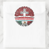 Mexico iko Mexico ikanisch Schweizer Schweiz Baum Ronde Sticker (Tas)