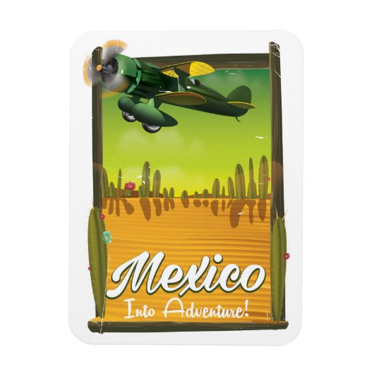 Mexico in avontuur! magneet (Verticaal)