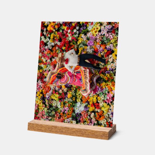MEXICO IN BLOOM ACRYL BORD (Hoek)