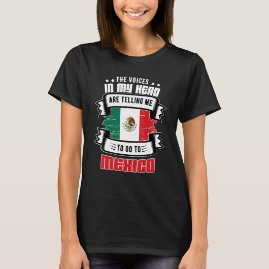 Mexico in mijn hoofd t-shirt (Voorkant)