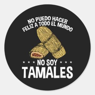 Mexico Ingeblikte Tamale Husks Mexicaanse Tamalea Ronde Sticker