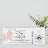 Mexico-instapkaart bestemming bruiloft kaart (Staand voorkant)