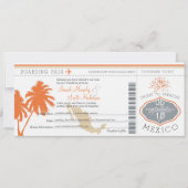 Mexico-instapkaart bestemming bruiloft kaart (Voorkant)