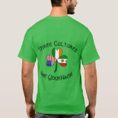 Mexico Ireland USA Flag Shamrock Personalized Men T-shirt (Achterkant)