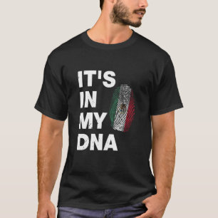 Mexico is in mijn DNA Mexicaanse gift Mexican vlag T-shirt