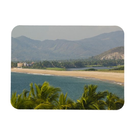 Mexico, Jalisco, Barra de Navidad. Stadsstrand Magneet (Horizontaal)
