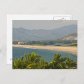 Mexico, Jalisco, Barra de Navidad. Town Beach Briefkaart (Voorkant / Achterkant)
