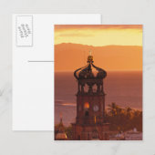 Mexico, Jalisco, Puerto Vallarta. Kerkkentoren Briefkaart (Voorkant / Achterkant)