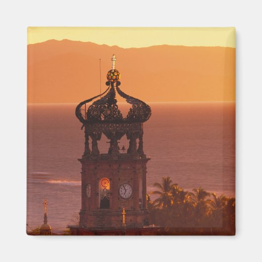 Mexico, Jalisco, Puerto Vallarta. Kerkkentoren Magneet (Voorkant)