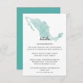 Mexico kaart | Cabo | Details (Voorkant / Achterkant)