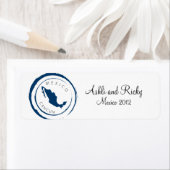 Mexico-kaart en Jouw tekst aanpassen Etiket (Insitu)