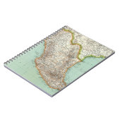 Mexico - Kaart van Mexico Notitieboek (Linkerzijde)
