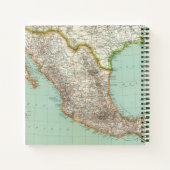 Mexico - Kaart van Mexico Notitieboek (Achterkant)