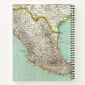 Mexico - Kaart van Mexico Notitieboek (Achterkant)