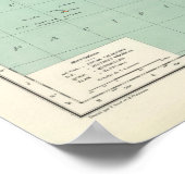 Mexico - Kaart van Mexico Poster (Hoek)