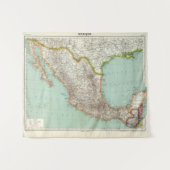 Mexico - Kaart van Mexico Wandkleed (Voorkant (horizontaal))