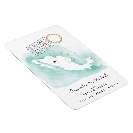 Mexico-kaart | Weddenschap over de bestemming Play Magneet (Rechterzijde)