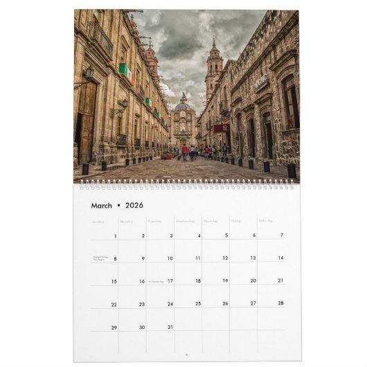 Mexico kalender 2024 (Mar 2026)