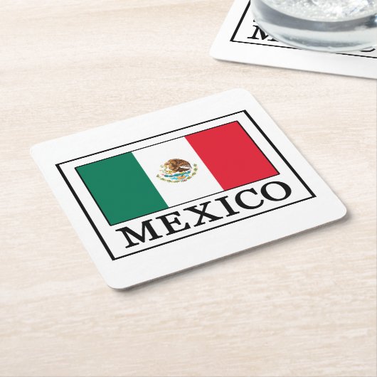 Mexico Kartonnen Onderzetters (Schuin)