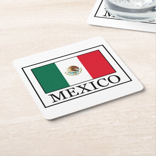 Mexico Kartonnen Onderzetters (Schuin)
