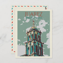 Mexico, kathedraal van Ciudad Juarez, Chihuahua Po Briefkaart