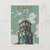 Mexico, kathedraal van Ciudad Juarez, Chihuahua Po Briefkaart (Voorkant)