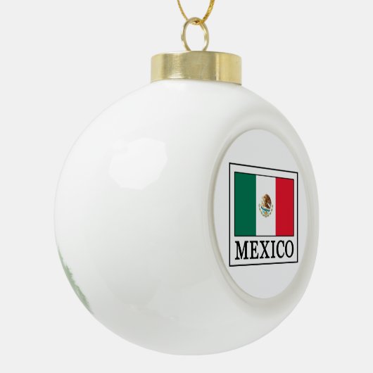 Mexico Keramische Bal Ornament (Links)