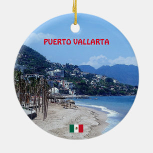 Mexico: Kerstsieraad van Puerto Vallarta Keramisch Ornament